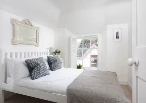 Bedroom #2 at 4 Quayside, Fowey