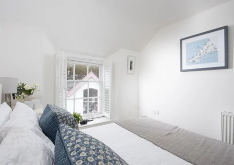 Bedroom #2 at 4 Quayside, Fowey