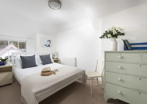 Bedroom #3 at 4 Quayside, Fowey
