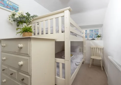 Bedroom #4 at 4 Quayside, Fowey