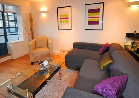 The living area @ 4 Queens Quay, Torquay
