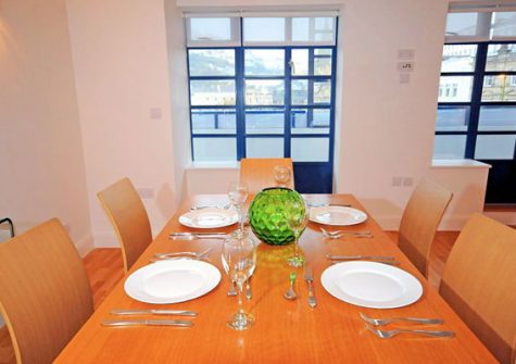 The dining area @ 4 Queens Quay, Torquay