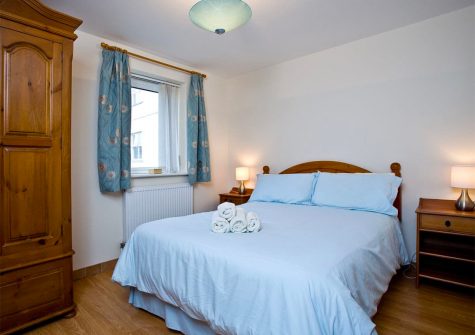 The bedroom at 4 Richmond House, Dawlish