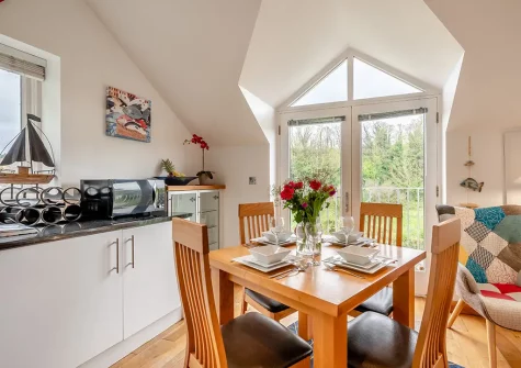 The kitchen & dining area at 4 Riverside, Little Petherick