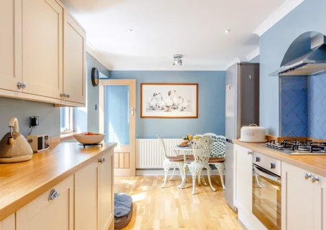 The kitchen at 4 Rocklands, Brixham