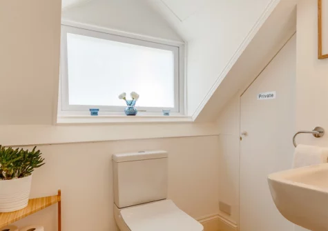 The separate WC at 4 Rocklands, Brixham