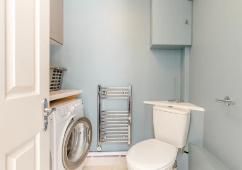 The utility room at 4 Rocklands, Brixham