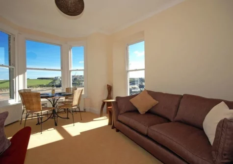 The living & dining area at 4 Seashore, Newquay