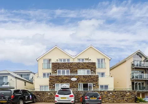 Outside 4 The Beach House, Newquay