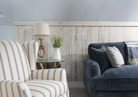 The living room at 4 Tywarnhayle Square, Perranporth