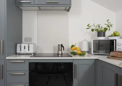 The kitchen at 4 Tywarnhayle Square, Perranporth