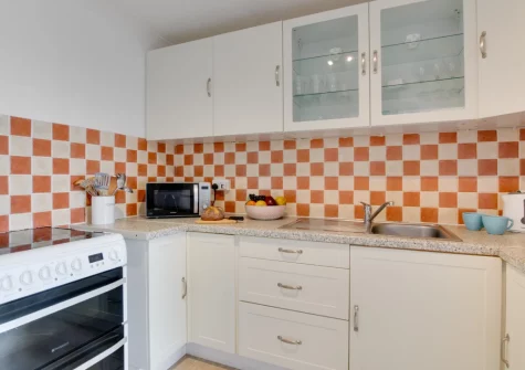 The kitchen at 4 Withey Cottages, Perranuthnoe