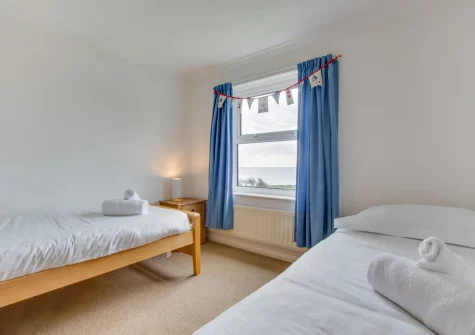 Bedroom #3 at 4 Withey Cottages, Perranuthnoe