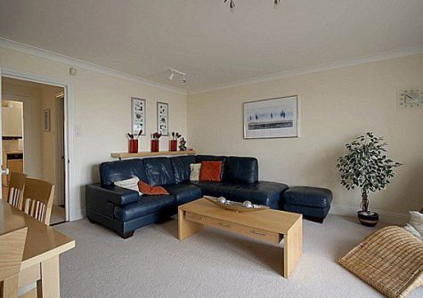 The living area @ 41 Moorings Reach