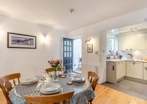 The kitchen & dining area at 45 North Street, Fowey