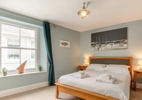 Bedroom #1 at 45 North Street, Fowey