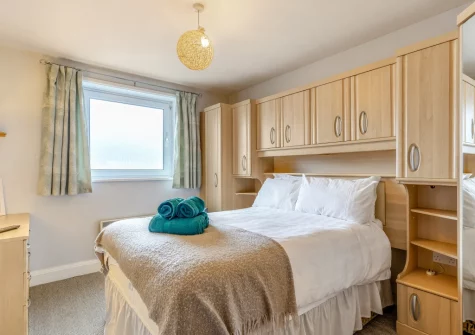 The bedroom at 46 Carrack Widden, St Ives