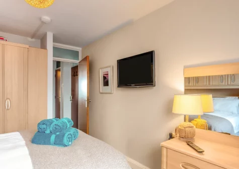 The bedroom at 46 Carrack Widden, St Ives