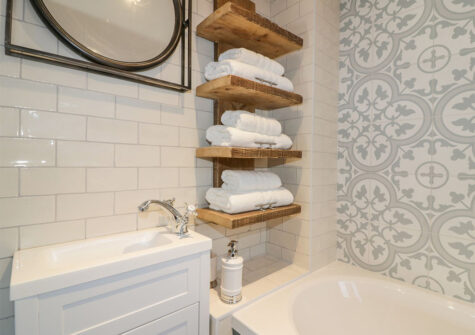 The bathroom at 5 Church Road, Charlestown