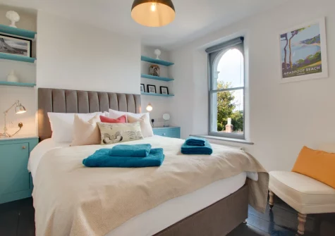 Bedroom #1 at 5 Coastguard Cottages, Torquay