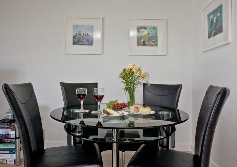 The dining area at 5 Fistral Beach, Newquay