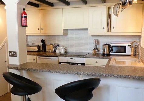 The breakfast bar @ 5 Torwood Gables, Torquay