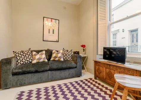 The study at 51 Esplanade, Fowey