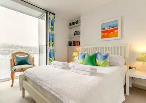 Bedroom #2 at 51 Esplanade, Fowey