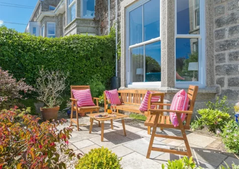 The front terrace at 6 Albany Terrace, St Ives