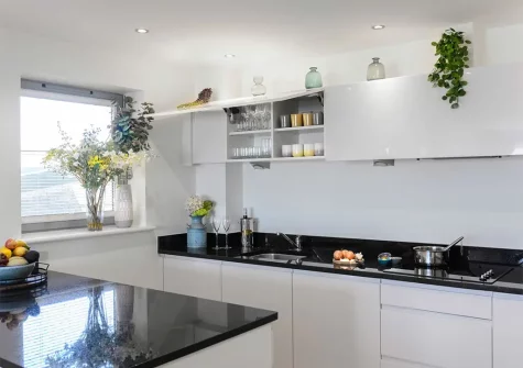 The kitchen at 6 Azure, Newquay