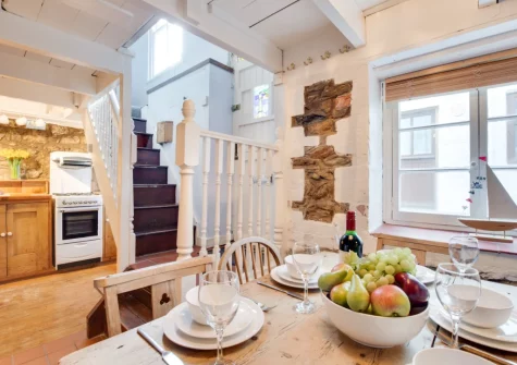 The kitchen & dining area at 6 Baileys Lane, St Ives