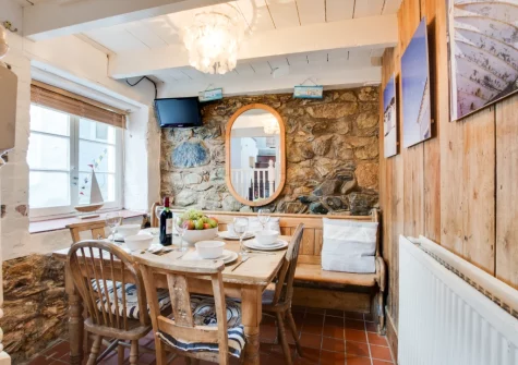 The dining area at 6 Baileys Lane, St Ives