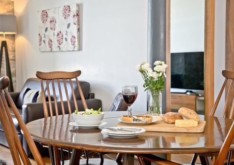 The dining area at 6 Mills Bakery, Royal William Yard, Plymouth