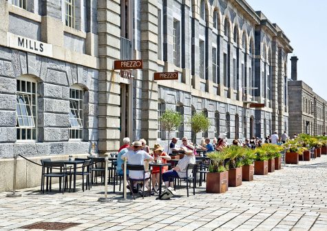 Outside Mills Bakery, Royal William Yard, Plymouth