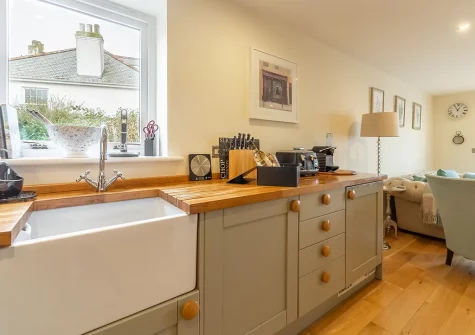 The kitchen at 6 Sandy Lane, Carbis Bay