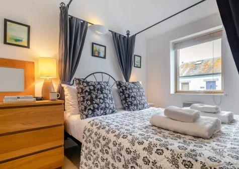 Bedroom #1 at 6 St Elvan's, Porthleven