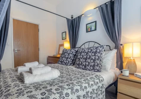 Bedroom #1 at 6 St Elvan's, Porthleven