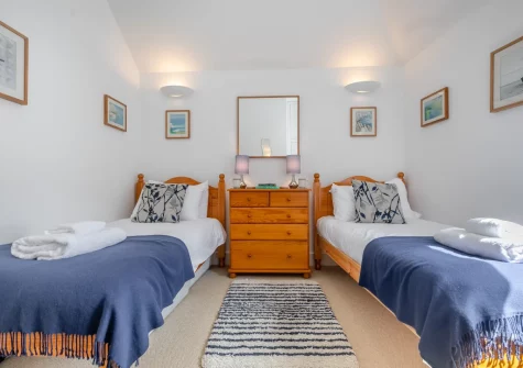 Bedroom #2 at 6 St Elvan's, Porthleven