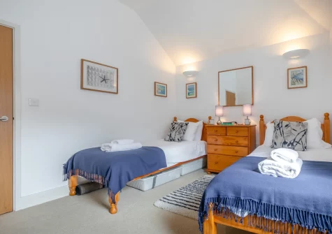 Bedroom #2 at 6 St Elvan's, Porthleven