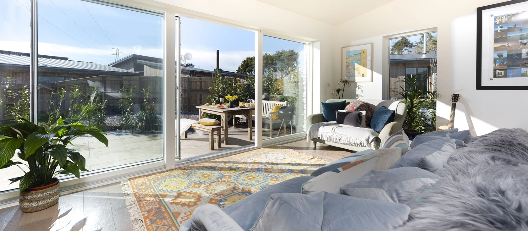 6 The Dunes, Dunes at Upton Towans, Loggans is a luxury eco-home that offers a perfect blend of comfort and adventure. With its modern amenities, spacious bedrooms, and close proximity to the beach, it's the ideal getaway for a family of four.