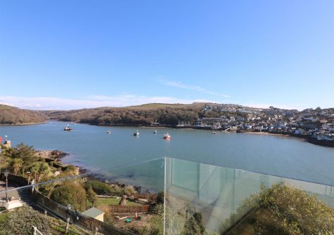 The view from the balcony at 62 Esplanade, Fowey