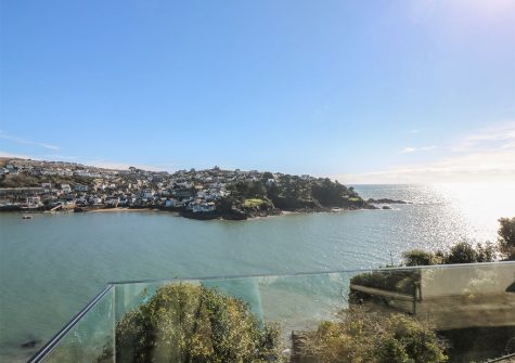 The view from the balcony at 62 Esplanade, Fowey
