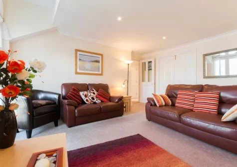 The living area at 62 Moorings Reach, Brixham