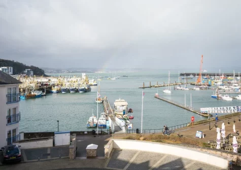The view from the balcony & outdoor sitting area at 62 Moorings Reach, Brixham
