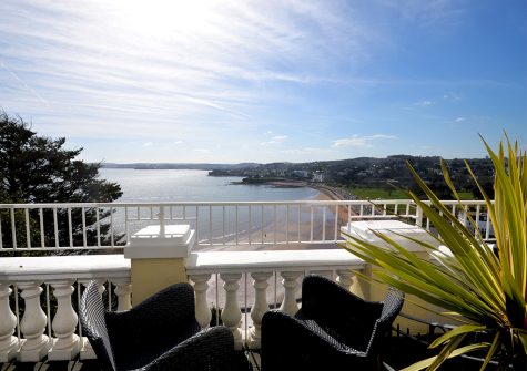 The panoramic view from 7 Astor House, Torquay