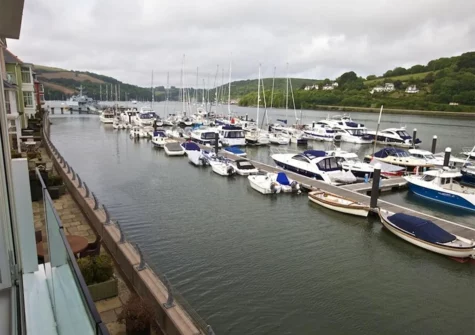 7 Dart Marina has fabulous views up the River Dart and across to Kingswear