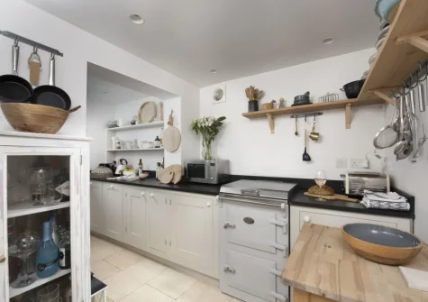 The kitchen at 8 Millpool, Mousehole