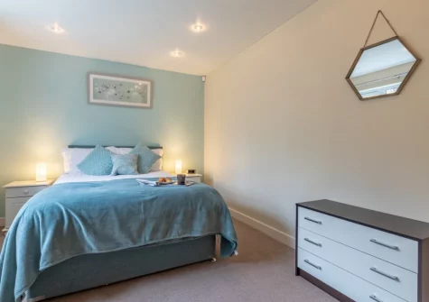 Bedroom #1 at 8 Ocean View, Polruan