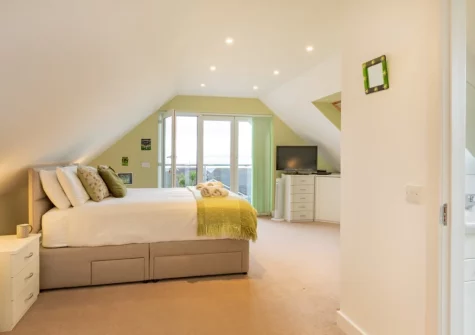Bedroom #2 at 8 Ocean View, Polruan