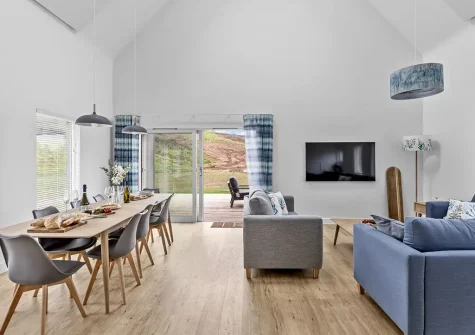 The living area at 8 The Vista, Willingcott, Woolacombe